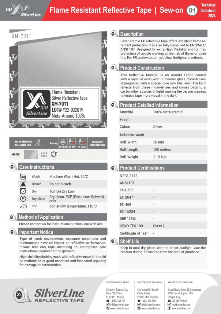 XM-7011: Technical datasheet