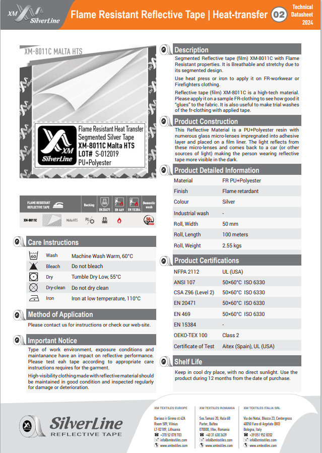 XM-8011C: Technical datasheet