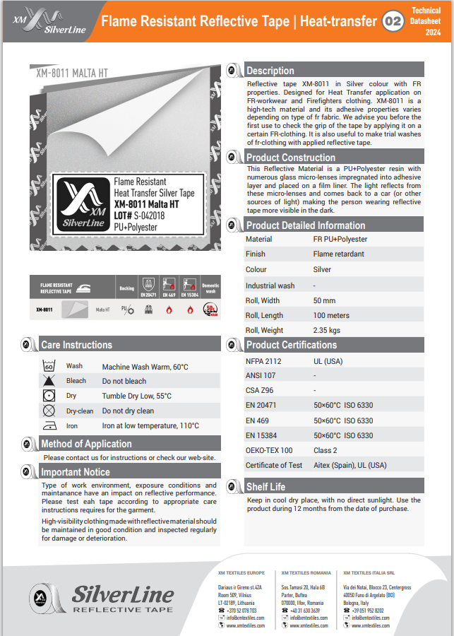 XM-8011: Technical datasheet