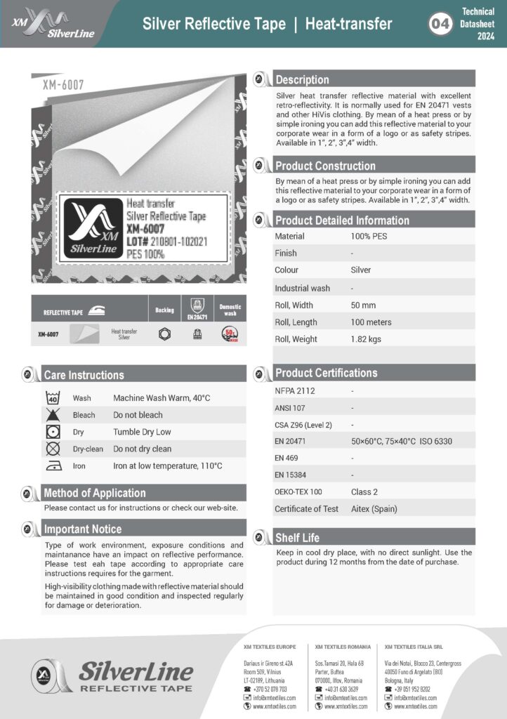 XM-6007: Technical datasheet