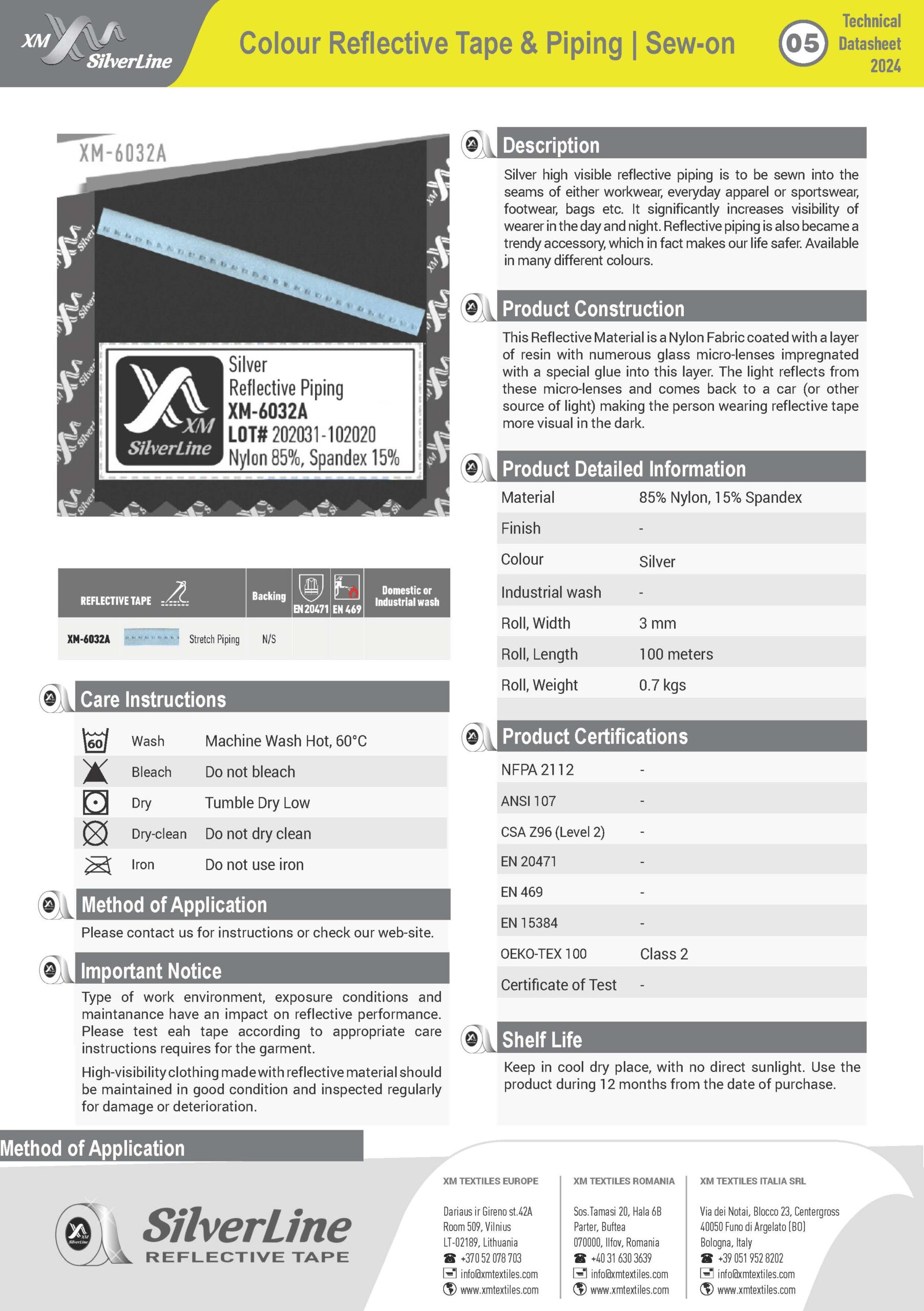 XM-6032A: Technical datasheet