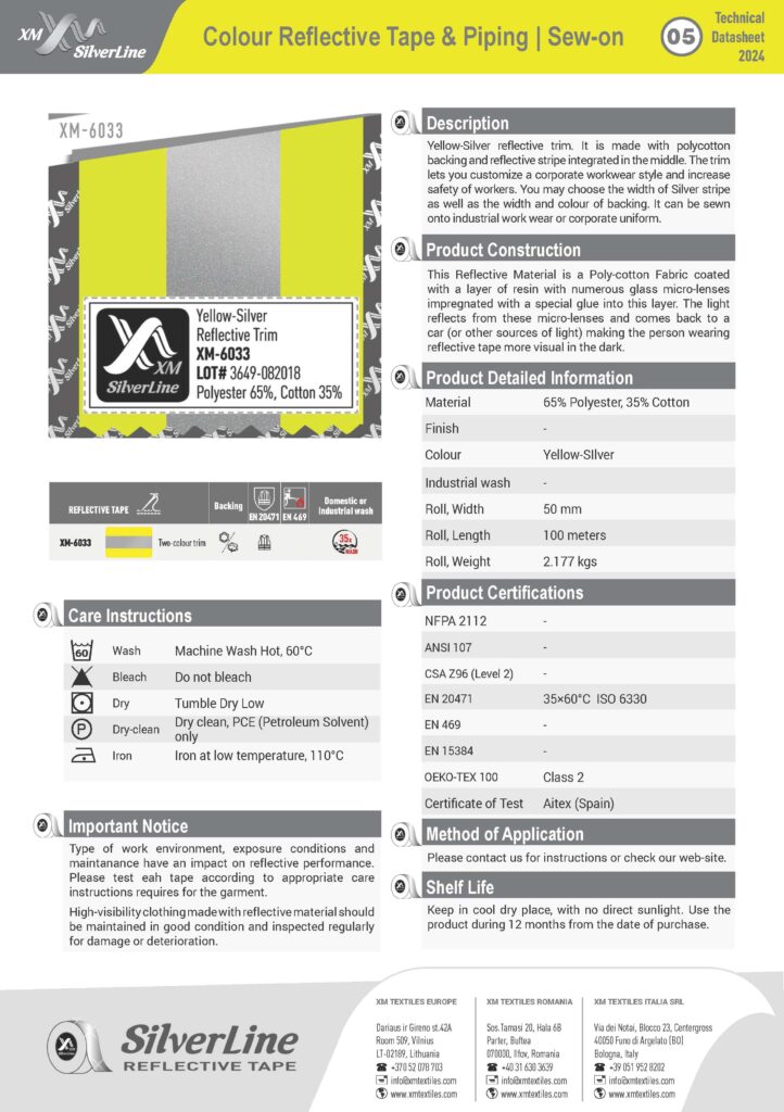 XM-6033: Technical datasheet