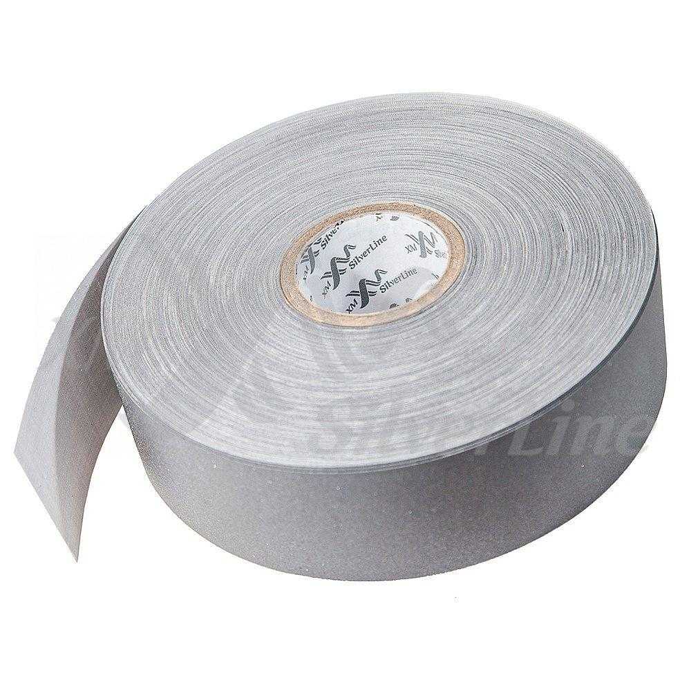 XM-8011C MALTA HTS, 2 width - Iron on FR-tapes  XM SilverLine - Reflective  Tape for FR-clothing