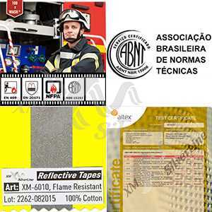 Reflective tape XM-6010 certified to NBR 15292