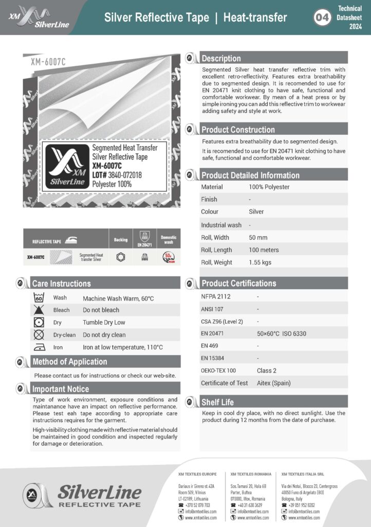 XM-6007C: Technical datasheet