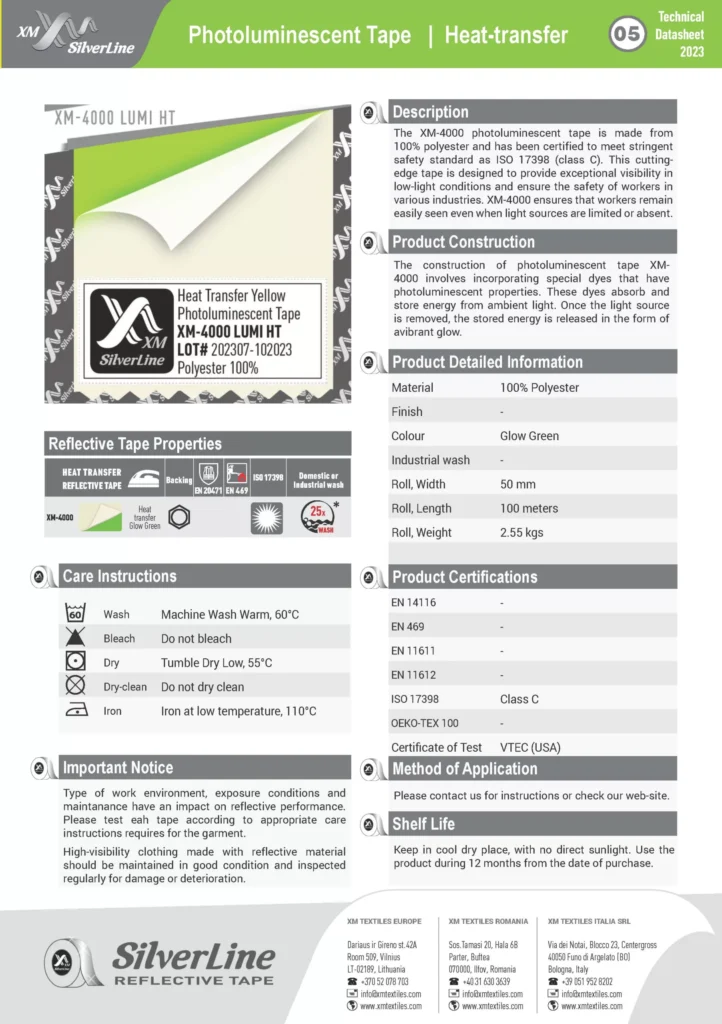 XM-4000: Technical datasheet